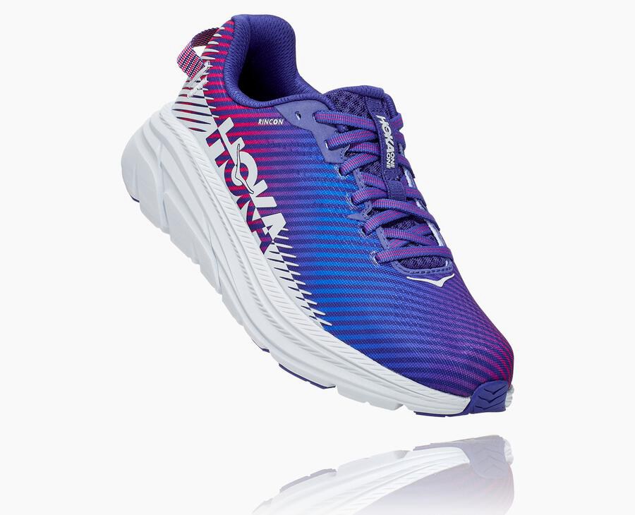 Hoka One One Hardloopschoenen Dames - Rincon 2 - Blauw/Wit - ZB2675401